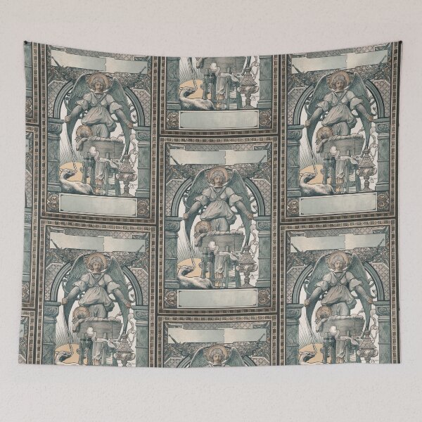 Item preview, Harper's bazaar, Christmas (1889)  by Luc-Olivier Merson designed and sold by Vintage Designs +.