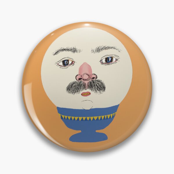 Item preview, Egg face - thick moustache designed and sold by Micki Moxie.