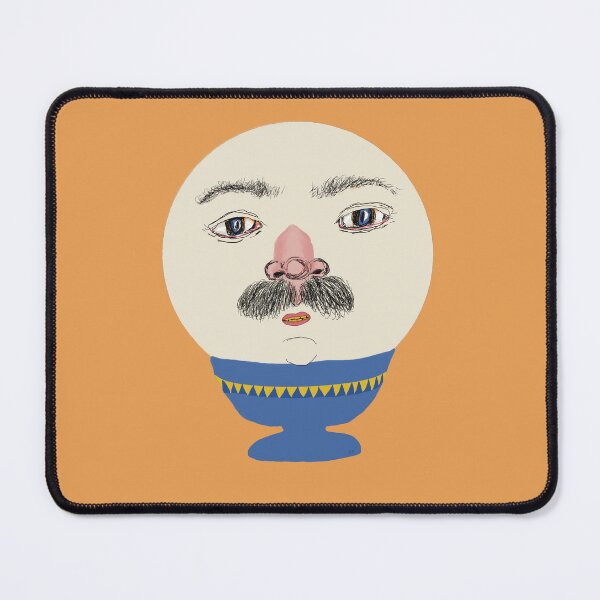 Item preview, Egg face - thick moustache designed and sold by Micki Moxie.
