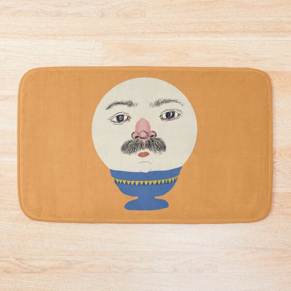 Item preview, Egg face - thick moustache designed and sold by Micki Moxie.