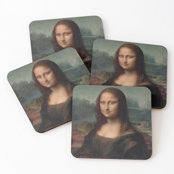 Item preview, Leonardo da Vinci's Portrait of Mona Lisa del Giocondo (1503–1506) designed and sold by Vintage Designs +.