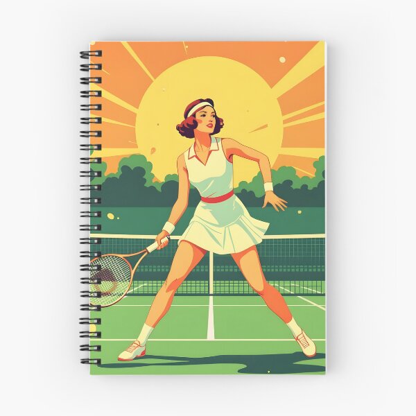 Item preview, Art Deco Tennis Lady – 1920s Vintage Athlete Design designed and sold by Ameiva-Apparel.