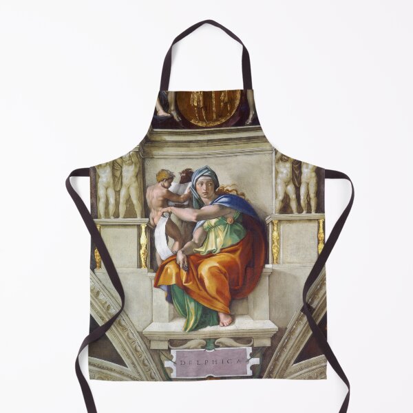 Item preview, Michelangelo Buonarroti's Delphic Sibyl (circa 1509) designed and sold by Vintage Designs +.