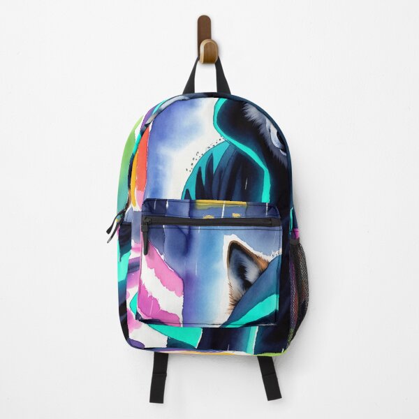 Item preview, Neon Hunter – Cyber Wolf designed and sold by ArtiQreate.