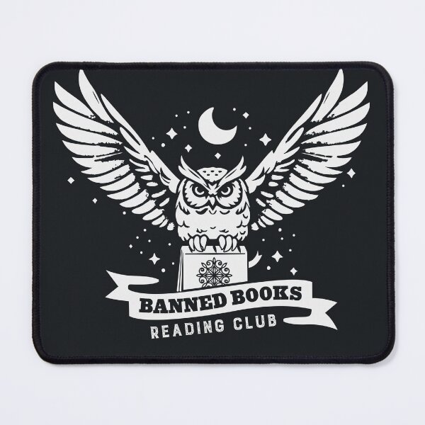 Item preview, Banned Books Reading Club – Owl & Moon Book Design designed and sold by opalskystudio.