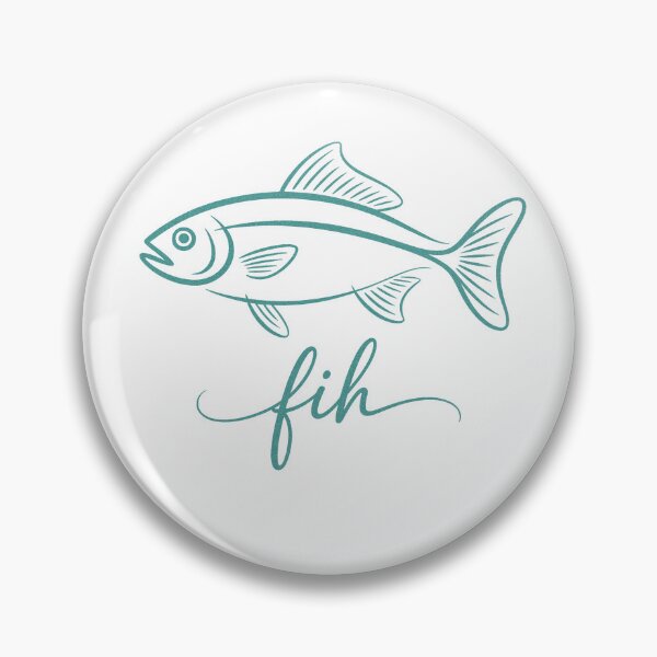 Item preview, Fih Meme Fish Minimalist Line Art  designed and sold by PietrzakDesign.