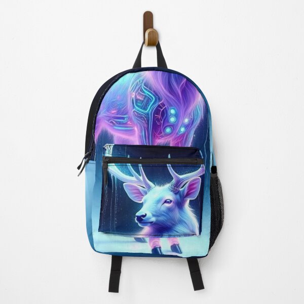 Item preview, Digital Forest Guardian – Neon Deer designed and sold by ArtiQreate.