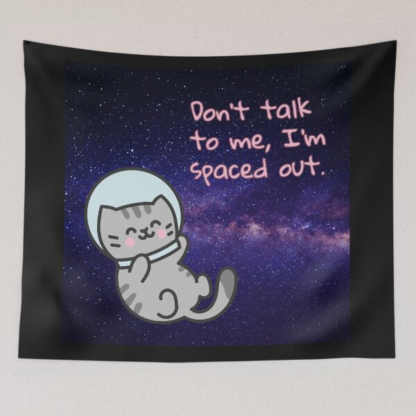 Item preview, Spaced Out Kitty designed and sold by oneofakindness.