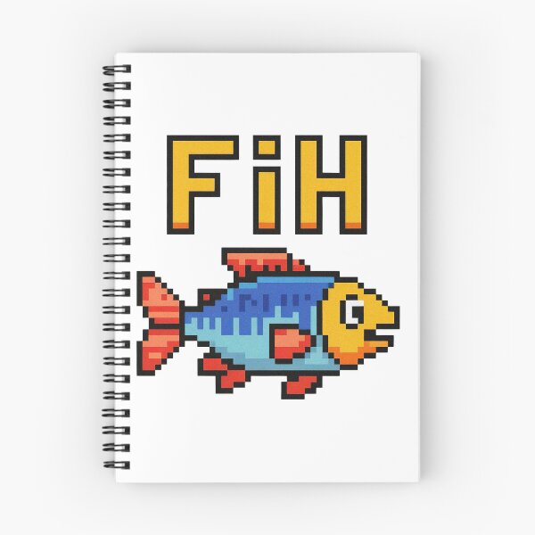 Item preview, Fih Meme Fish Pixel Art designed and sold by PietrzakDesign.