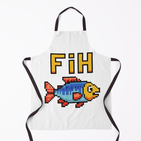 Item preview, Fih Meme Fish Pixel Art designed and sold by PietrzakDesign.