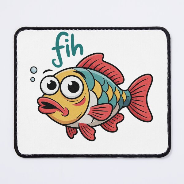 Item preview, Fih Meme Fish  designed and sold by PietrzakDesign.