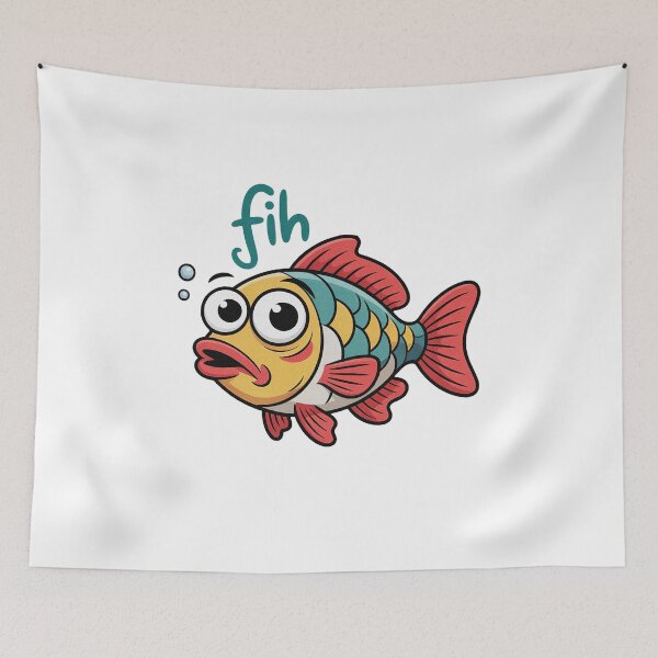 Item preview, Fih Meme Fish  designed and sold by PietrzakDesign.