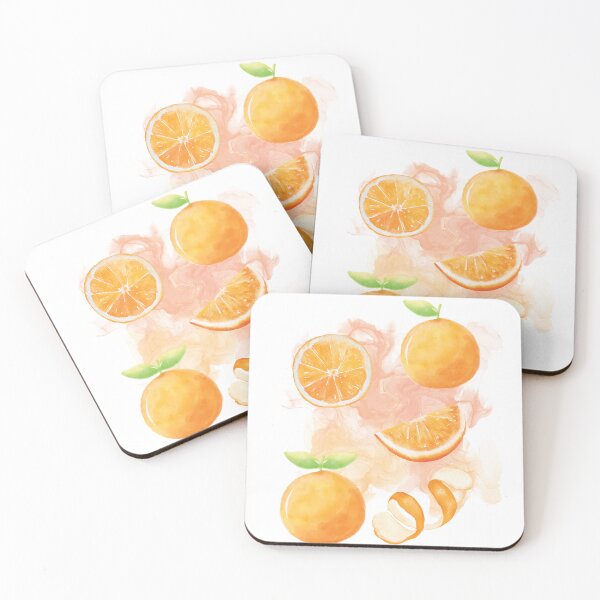 Item preview, Watercolor Oranges Art Print – Citrus Fruit Kitchen Wall Decor designed and sold by NiceDigital.