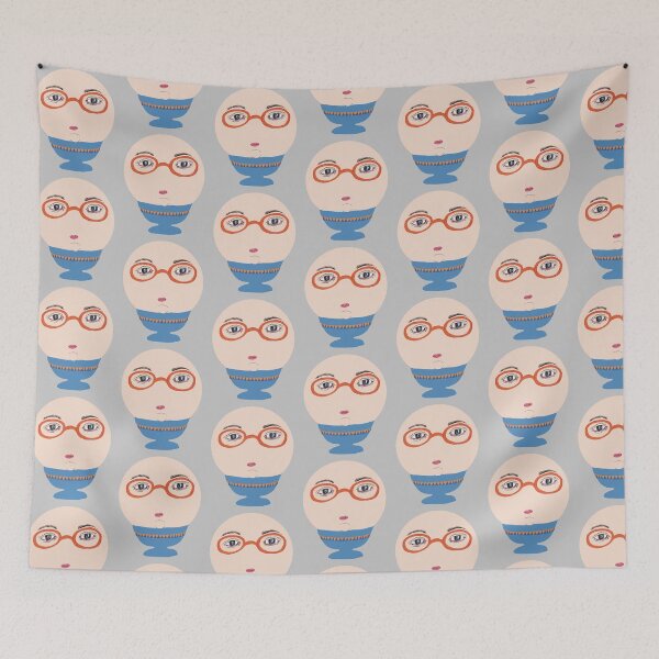 Item preview, Egg face - glasses designed and sold by Micki Moxie.
