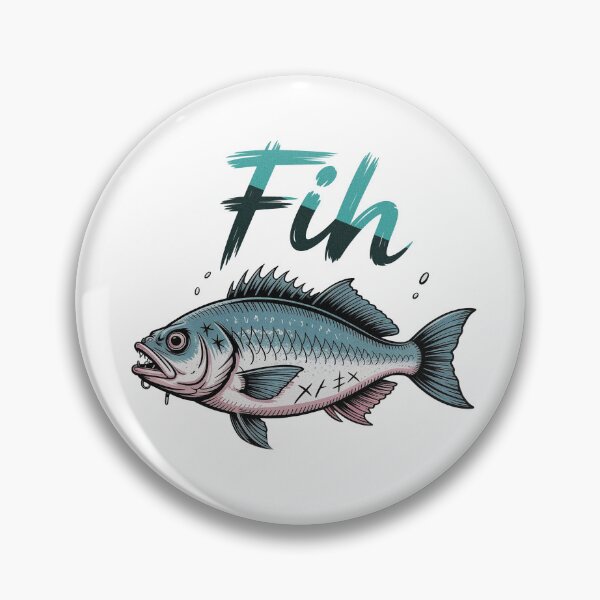 Item preview, Fih Meme Fish Grunge  designed and sold by PietrzakDesign.