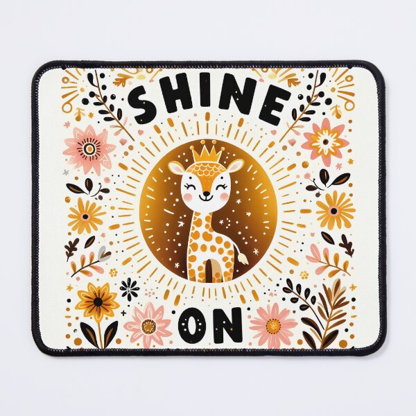 Item preview, Uplifting Shine On Giraffe - Scandinavian Folk Art by heidiannemorris © designed and sold by FOLK ART FUSION.