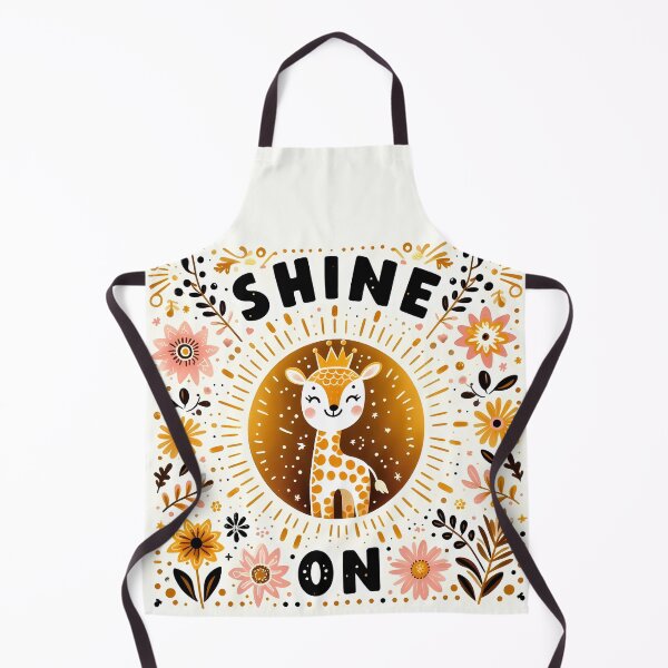 Item preview, Uplifting Shine On Giraffe - Scandinavian Folk Art by heidiannemorris © designed and sold by FOLK ART FUSION by heidiannemorris.