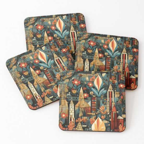 Item preview, Cubist Cityscape 11 designed and sold by Made-by-Gus.