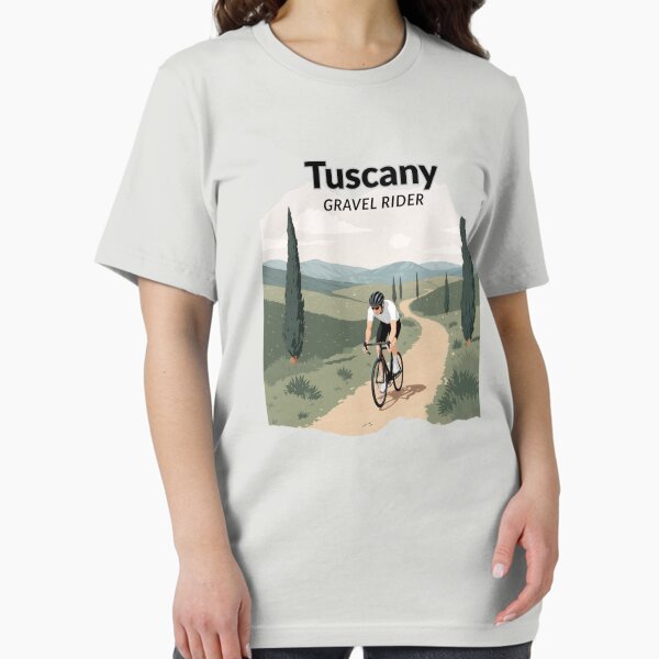 Item preview, Tuscany Gravel Rider. – Adventure Illustration designed and sold by GrafRaf Studio.