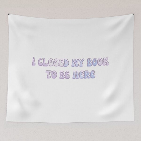 Item preview, Aesthetic funny Blue Books Reading Quote designed and sold by AestHenni17.