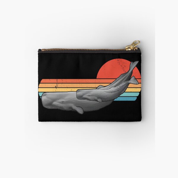 Item preview, Sperm Whale Retro Sunset designed and sold by NicGrayGraphic.