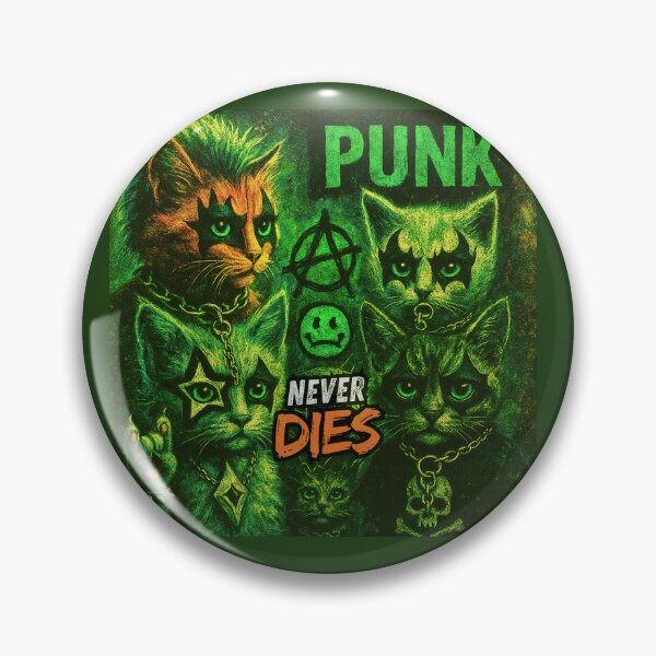 Item preview, Punk never dies  designed and sold by PitchBlackIcon.