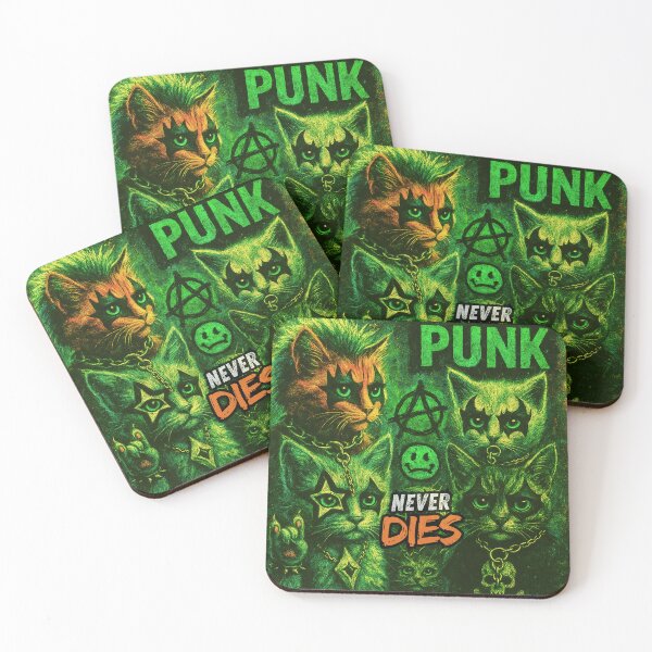 Item preview, Punk never dies  designed and sold by PitchBlackIcon.