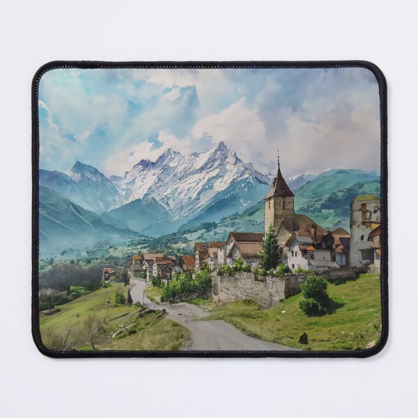 Item preview, Swiss mountain village 3 designed and sold by Made-by-Gus.