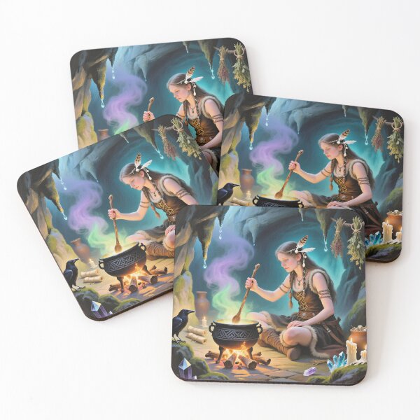 Artikelvorschau, Die Zauberin und Hexe der wilden Moore entworfen und verkauft von Vintage Designs +.