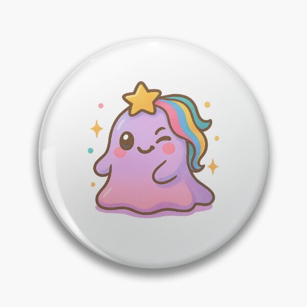 Item preview, Magical Kawaii Blob – Jelly Creature with Star designed and sold by ALBANAT.