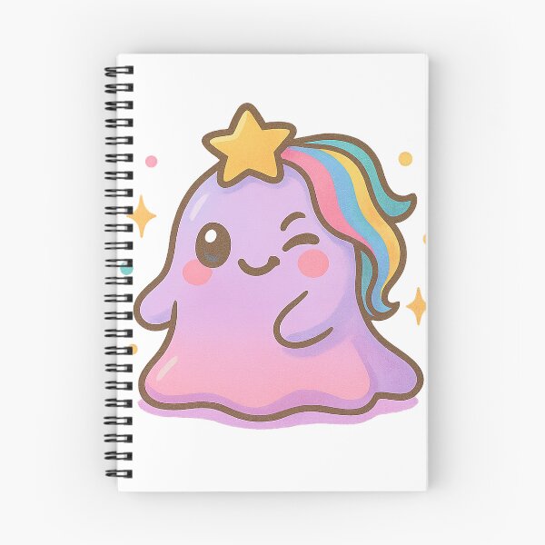 Item preview, Magical Kawaii Blob – Jelly Creature with Star designed and sold by ALBANAT.