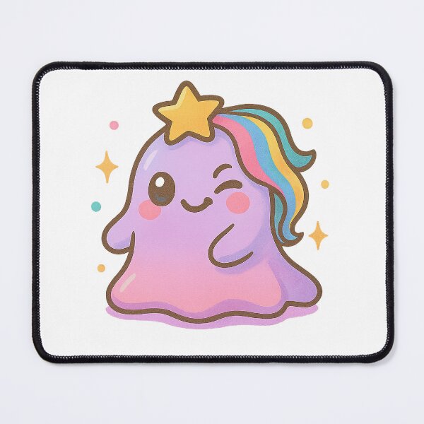 Item preview, Magical Kawaii Blob – Jelly Creature with Star designed and sold by ALBANAT.