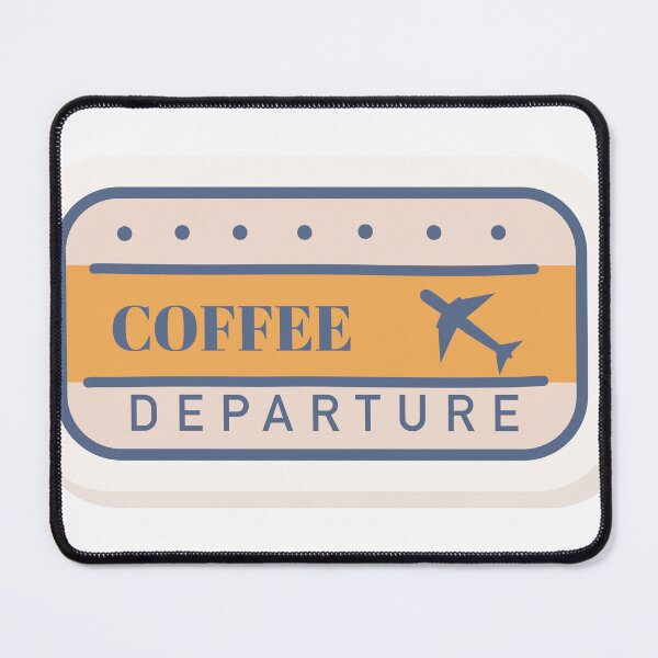 Item preview, Coffee Then Departure – Aviation Café Mood designed and sold by AirmanTalha.
