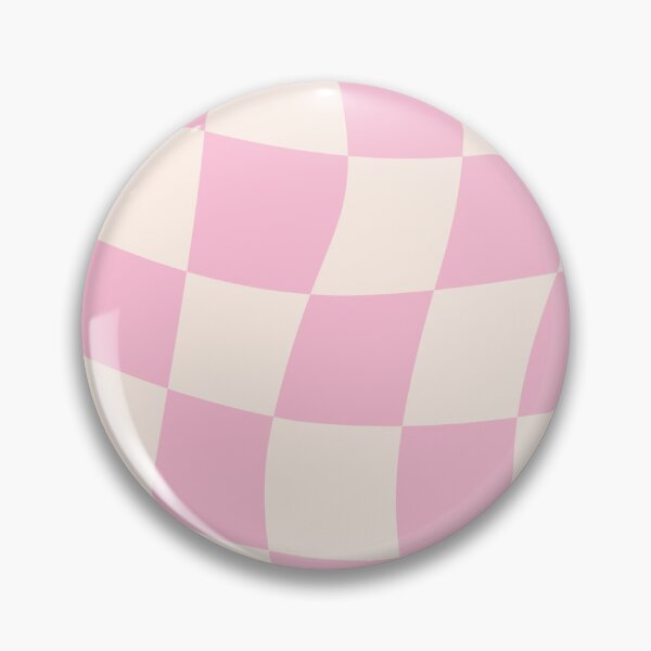 Item preview, Wavy Pink Checkerboard Pattern – Groovy Aesthetic Background designed and sold by giooarts.
