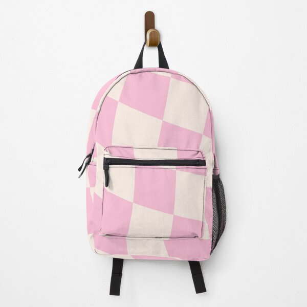Item preview, Wavy Pink Checkerboard Pattern – Groovy Aesthetic Background designed and sold by giooarts.