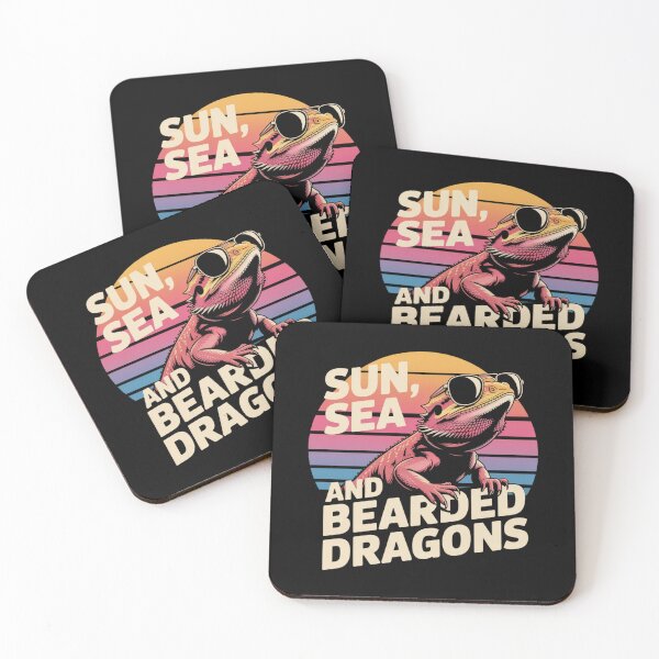 Item preview, Sun, Sea and Bearded Dragons designed and sold by theartfulaspie.