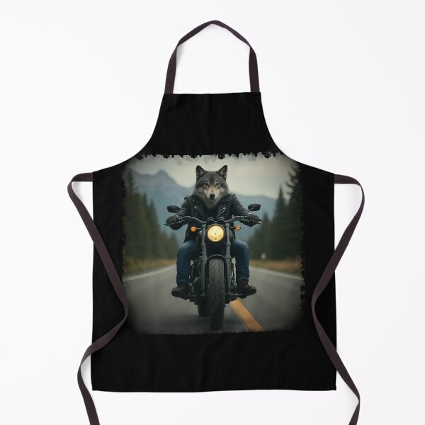Item preview, Lone Wolf Biker on the Open Road designed and sold by FabcoDesign.