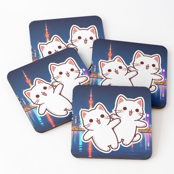 Item preview, Double Kitty Trouble | Cancan Cats designed and sold by Esterlane.