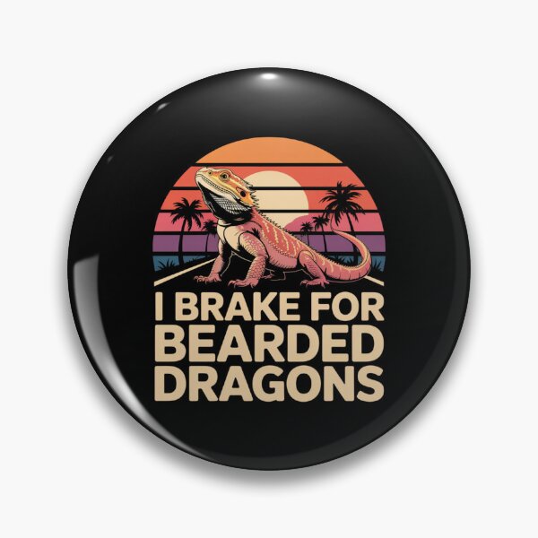 Item preview, I Brake For Bearded Dragons designed and sold by theartfulaspie.