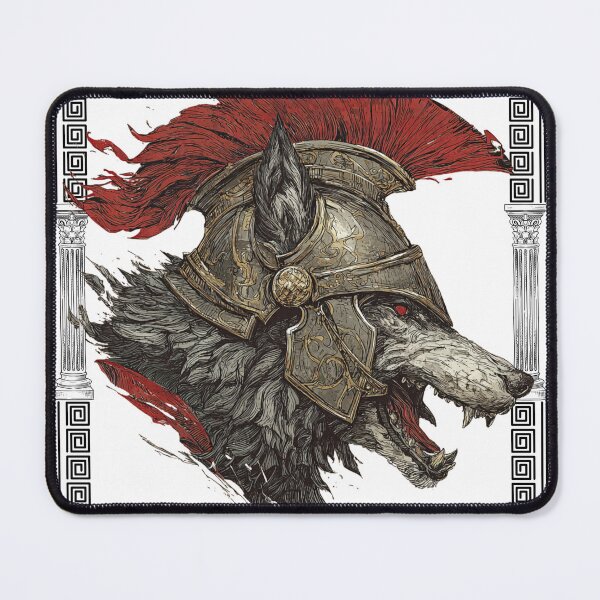 Item preview, Roman Wolf Warrior with Crimson Crest designed and sold by POS.Studio.