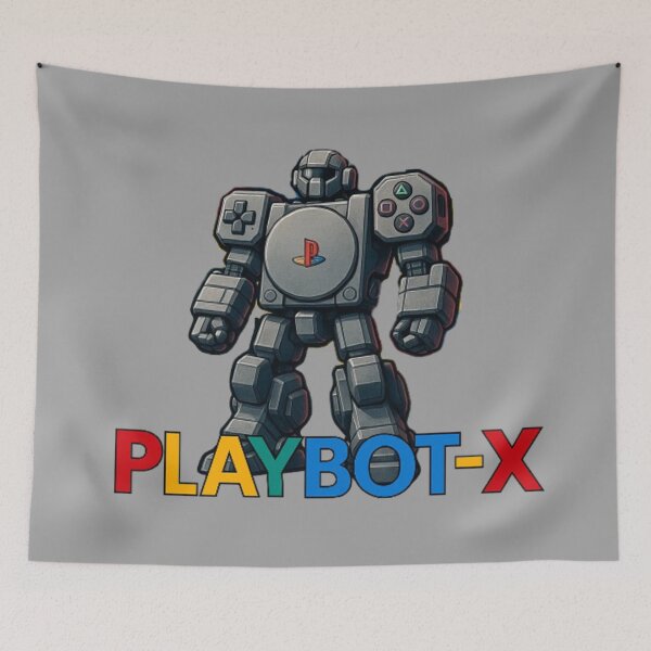 Aperçu de l'œuvre Playbot-X // Le Guerrier 32-Bit créée et vendue par Wawan35200.