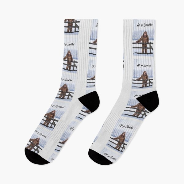 Item preview, Lets go Squatchin' - Sasquatch designed and sold by Vintage Designs +.