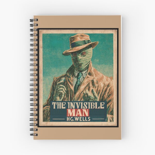 Item preview, A Vintage Poster of The Invisible Man - H.G. Wells designed and sold by GoodOldVintage.
