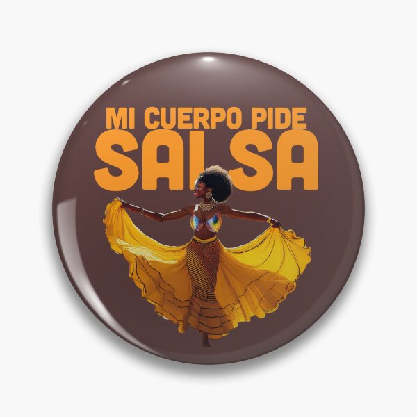 Item preview, Afro woman salsa dancer designed and sold by La Loca.