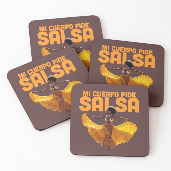 Item preview, Afro woman salsa dancer designed and sold by La Loca.