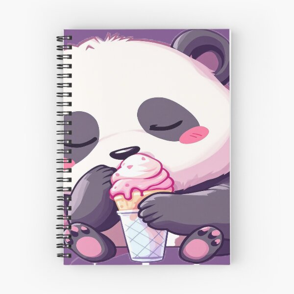 Item preview, Panda eats ice cream designed and sold by Oldvan08.
