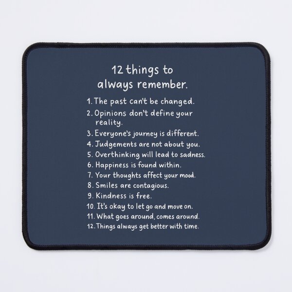 Item preview, 12 Things To Always Remember designed and sold by HowToCanadian.