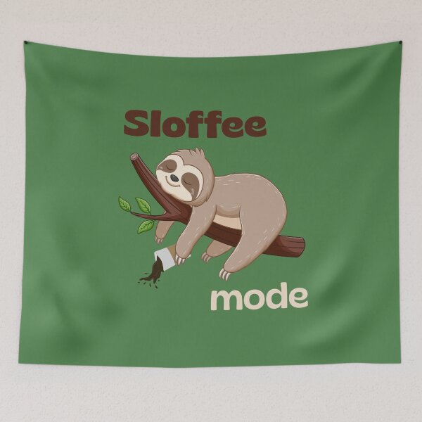 Item preview, Sloffee Mode – Funny Sloth Coffee Lover Design designed and sold by RUNO LAB.