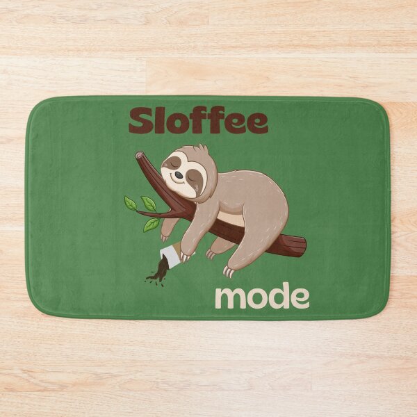 Item preview, Sloffee Mode – Funny Sloth Coffee Lover Design designed and sold by RUNO LAB.