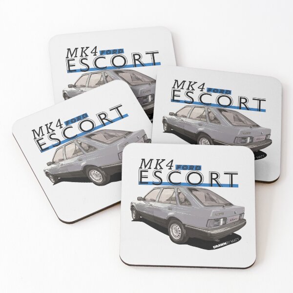 Item preview, Mk4 Ford Escort Drawing designed and sold by DrawnByMatt.